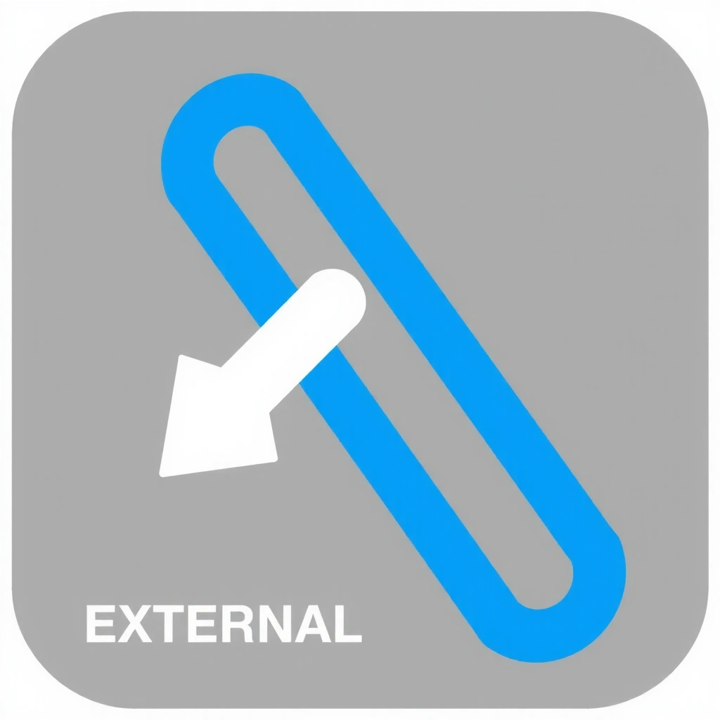 Icono de enlace externo con flecha